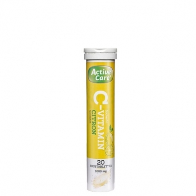 Active Care C-Vitamin Citron 20 Brustabletter